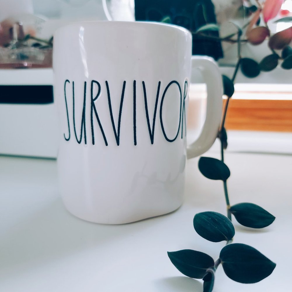 Rae Dunn SURVIVOR Artisan Collection by Magenta Mug